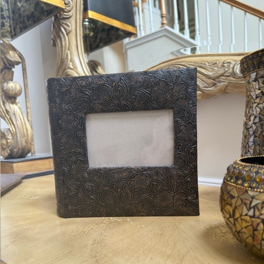 Elegant Brown Embossed Photo Album